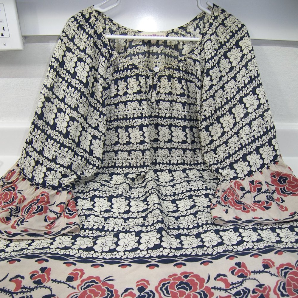 Altar'd State Tapestry Inspired Dress Small  Boho-Femminine $79 Earth Tones